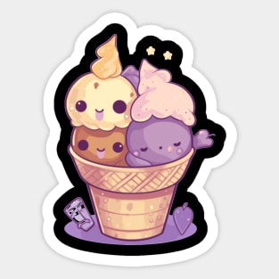 ice cream Sticker